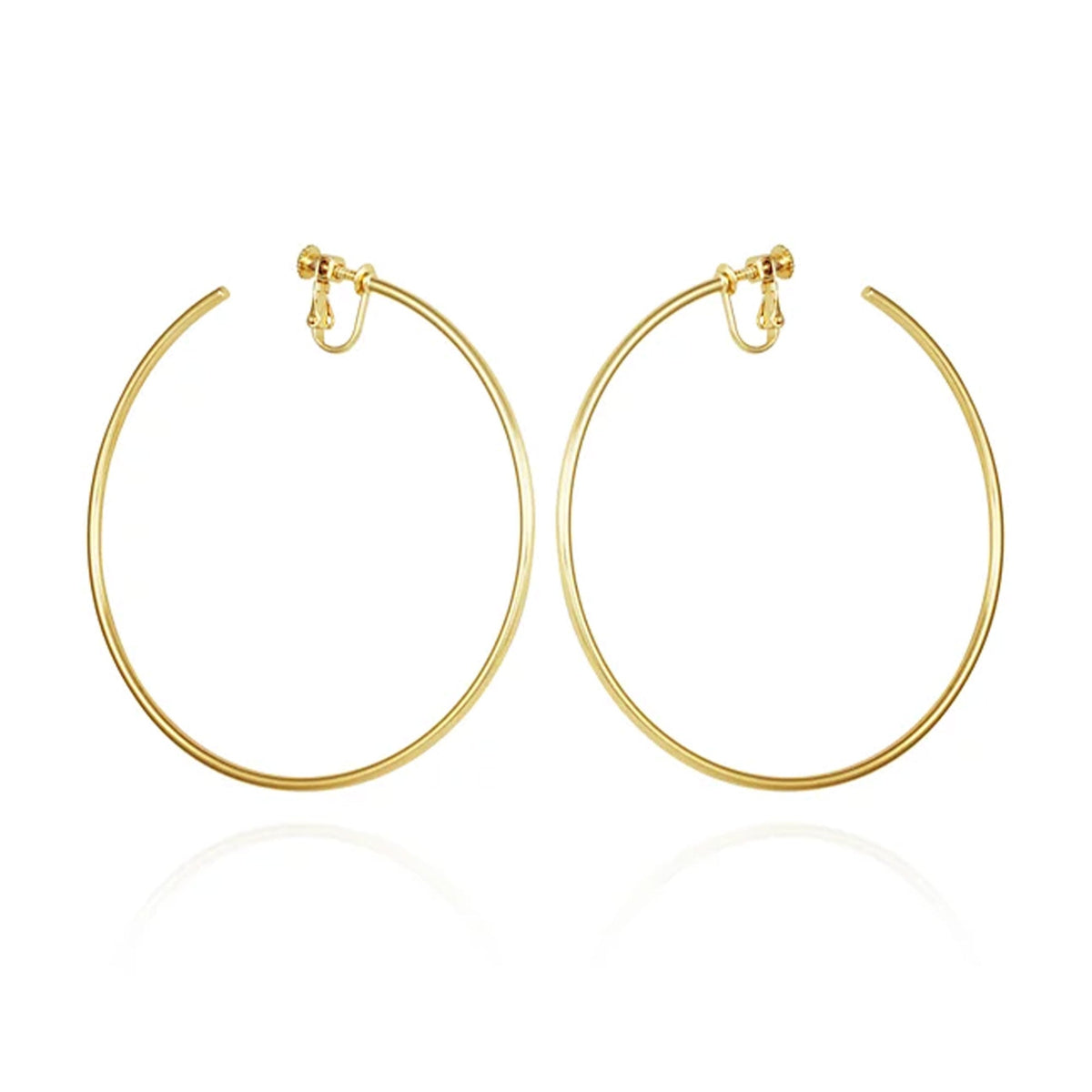 Extra Large Open Hoop Clip On Earrings - Vince Camuto