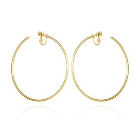 Extra Large Open Hoop Clip On Earrings - Vince Camuto