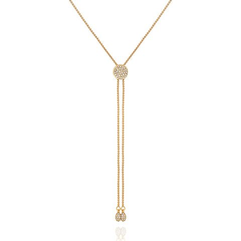 Pave Slider Bolo Necklace - Vince Camuto