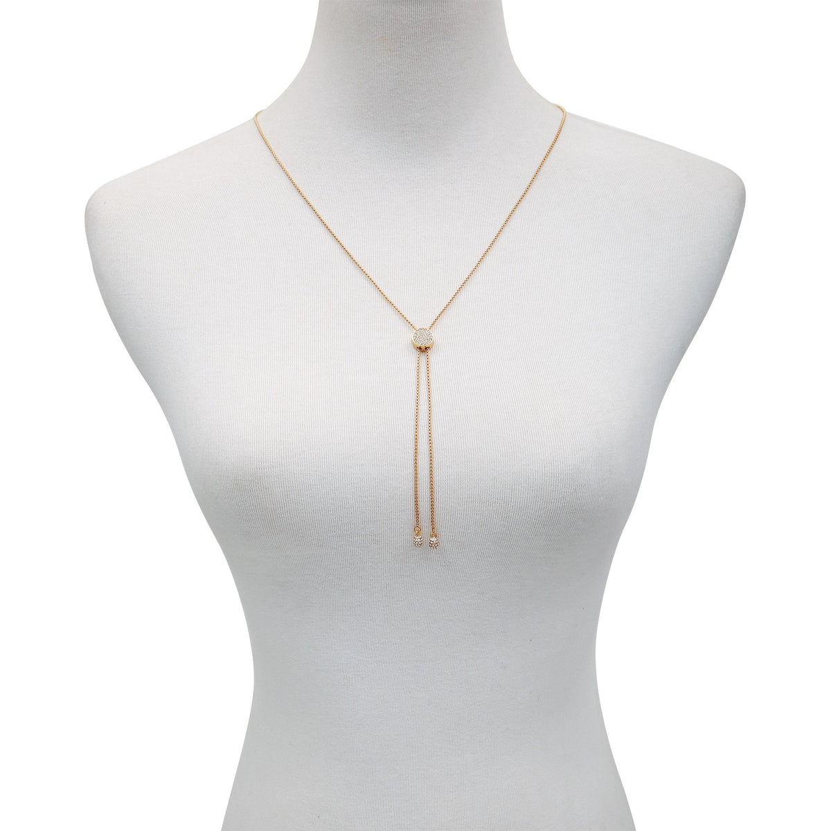 Pave Slider Bolo Necklace - Vince Camuto