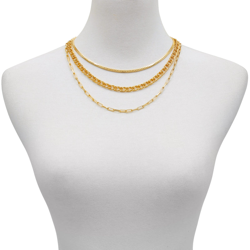 Multi Layered Chain Necklace - Vince Camuto