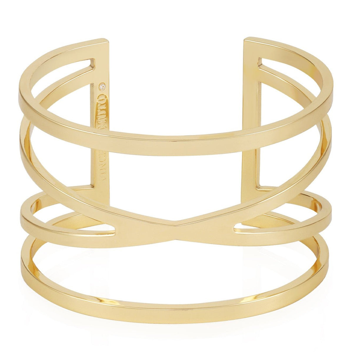 Goldtone Twisted Double Cuff Bracelet - Vince Camuto