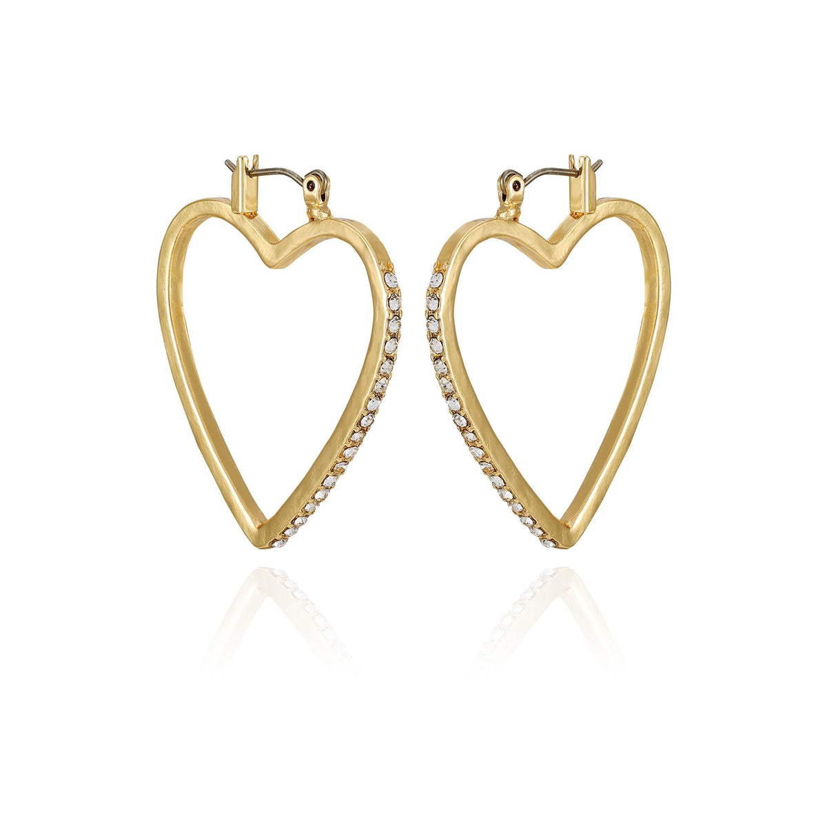 Heart Hoop Earrings