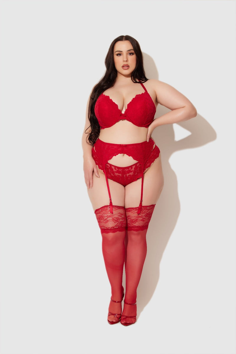 Jessica Lace Garter Belt - Fredericks of Hollywood