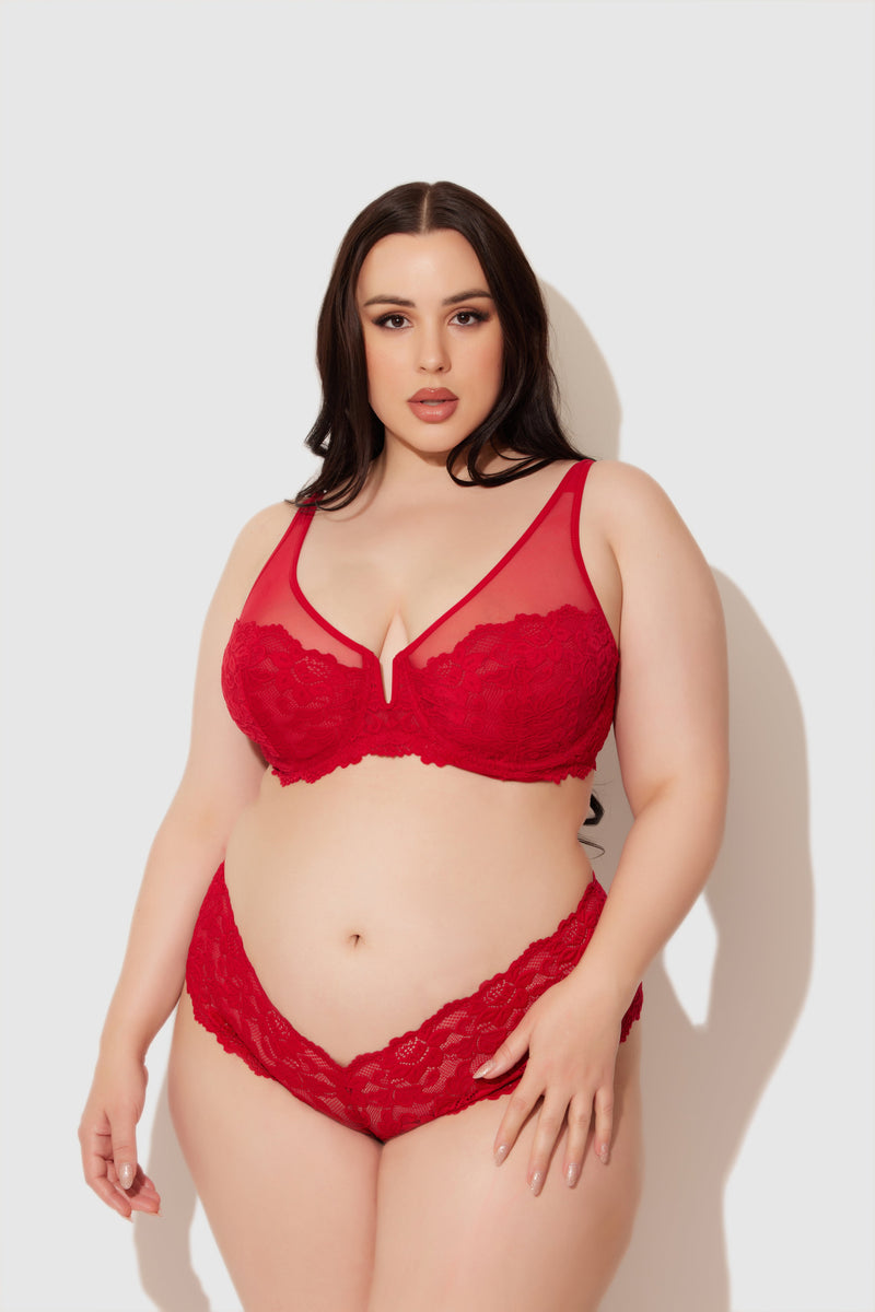 Jessica Lace Full Figure Bra