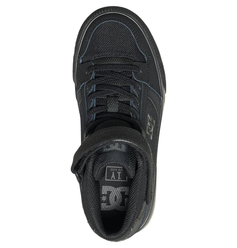 Kids' Pure High Elastic Lace High-Top Shoes - DC Shoes