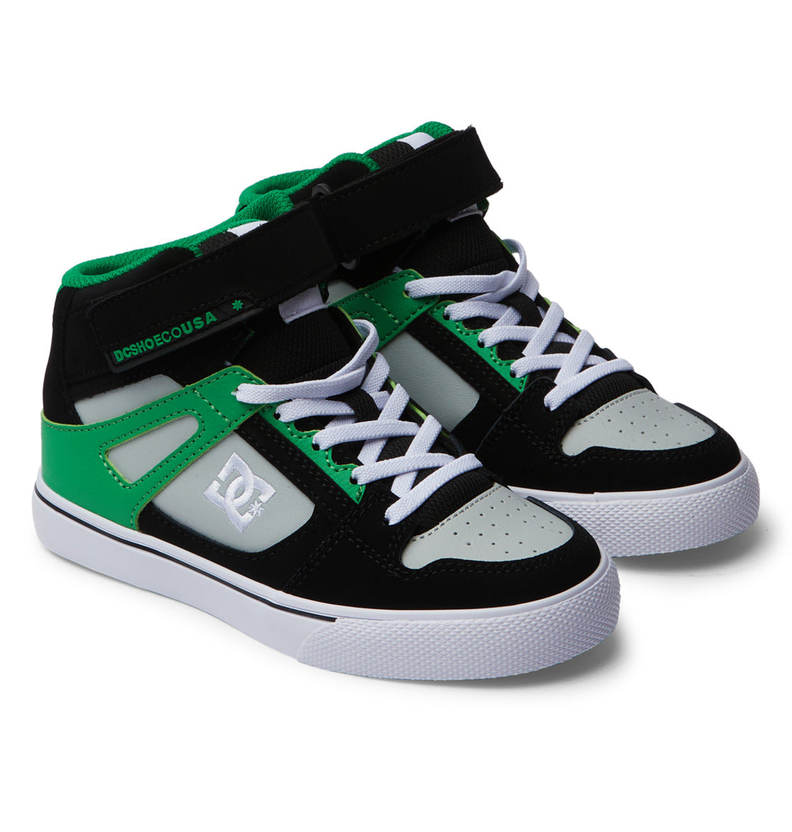 Kids' Pure High Elastic Lace High-Top Shoes