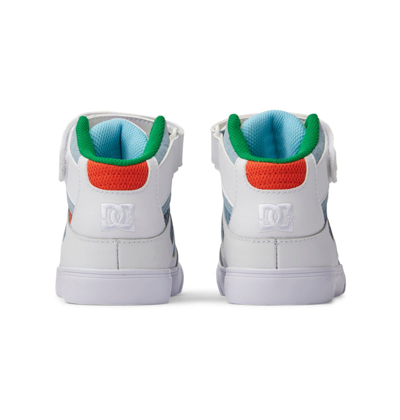 Kids' Pure High Elastic Lace High-Top Shoes - Heather Dark Denim