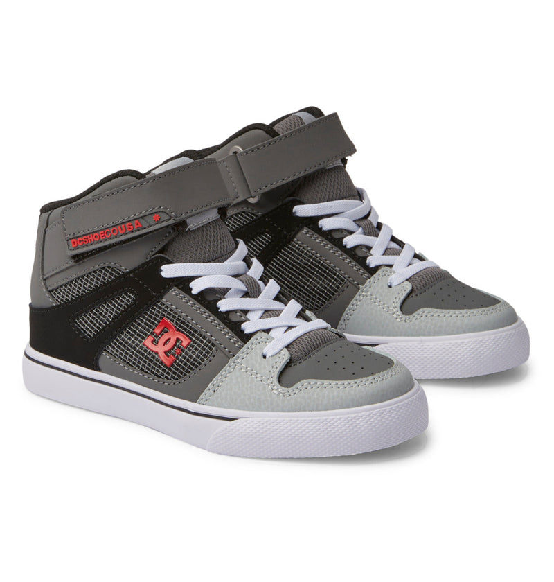 Kids' Pure High Elastic Lace High-Top Shoes - DC Shoes