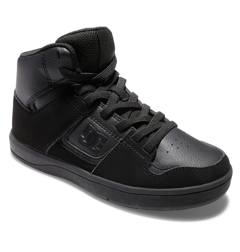 Kids' Pure High-Top Shoes - Black/Black/Black