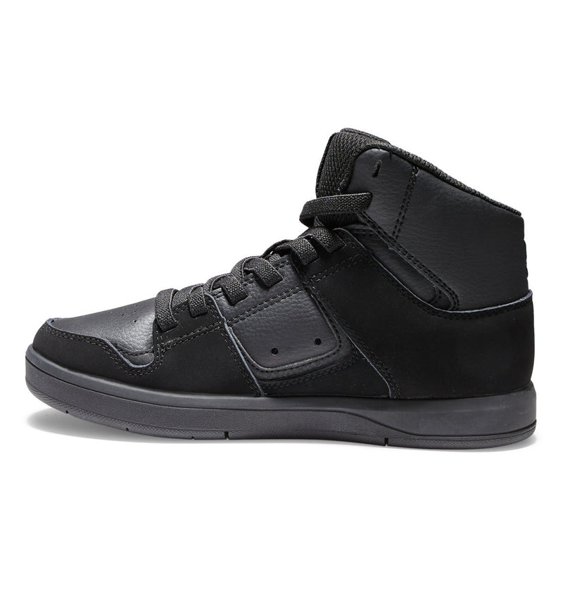Kids' Pure High-Top Shoes - Black/Black/Black