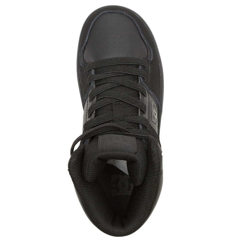 Kids' Pure High-Top Shoes - Black/Black/Black