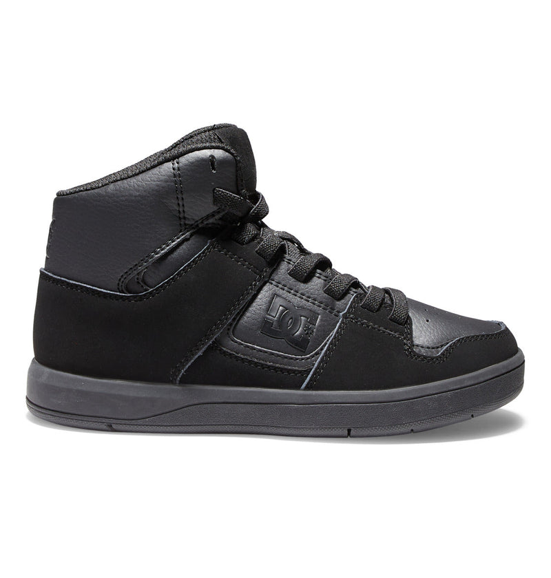 Kids' Pure High-Top Shoes - Black/Black/Black