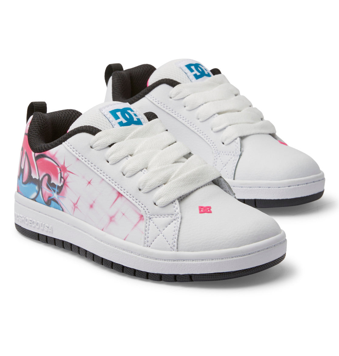 Kids' Graffiti Print Court Graffik Shoes