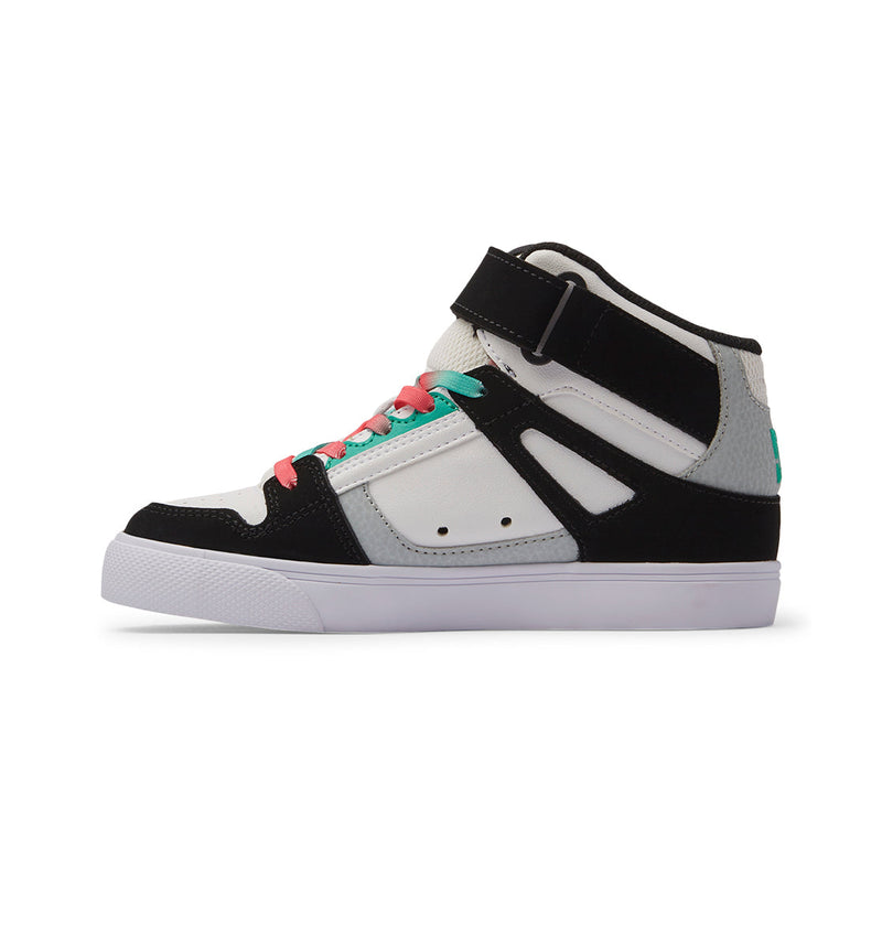 Kids' Pure High-Top Elastic Lace Shoes - DC Shoes