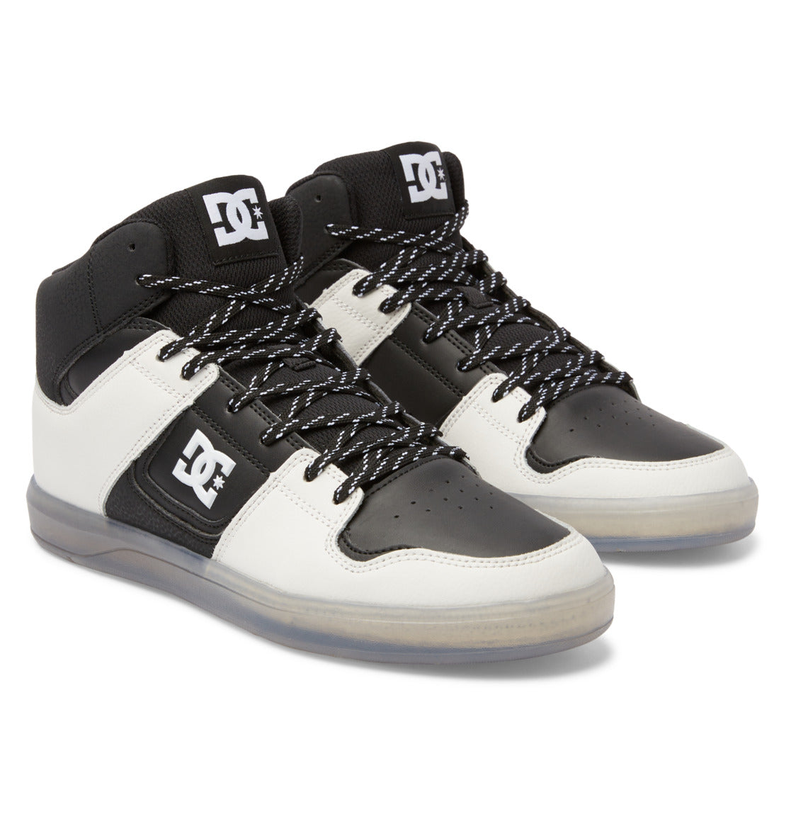 Men's DC Cure High-Top Shoes - Black/Cream