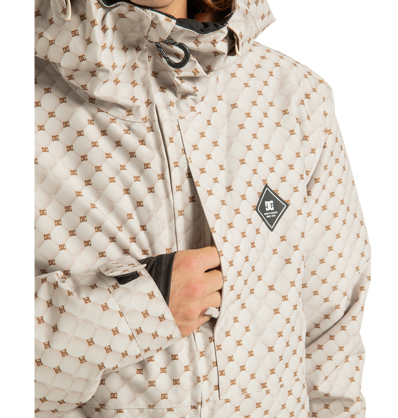 Unisex Basis Print Insulated Jacket