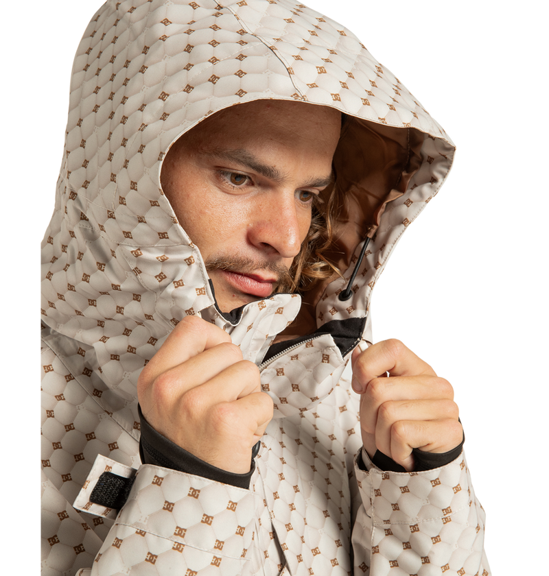 Unisex Basis Print Insulated Jacket