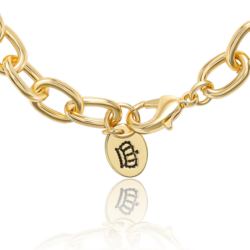 Pavé Initial Charm Bracelet, Letter J