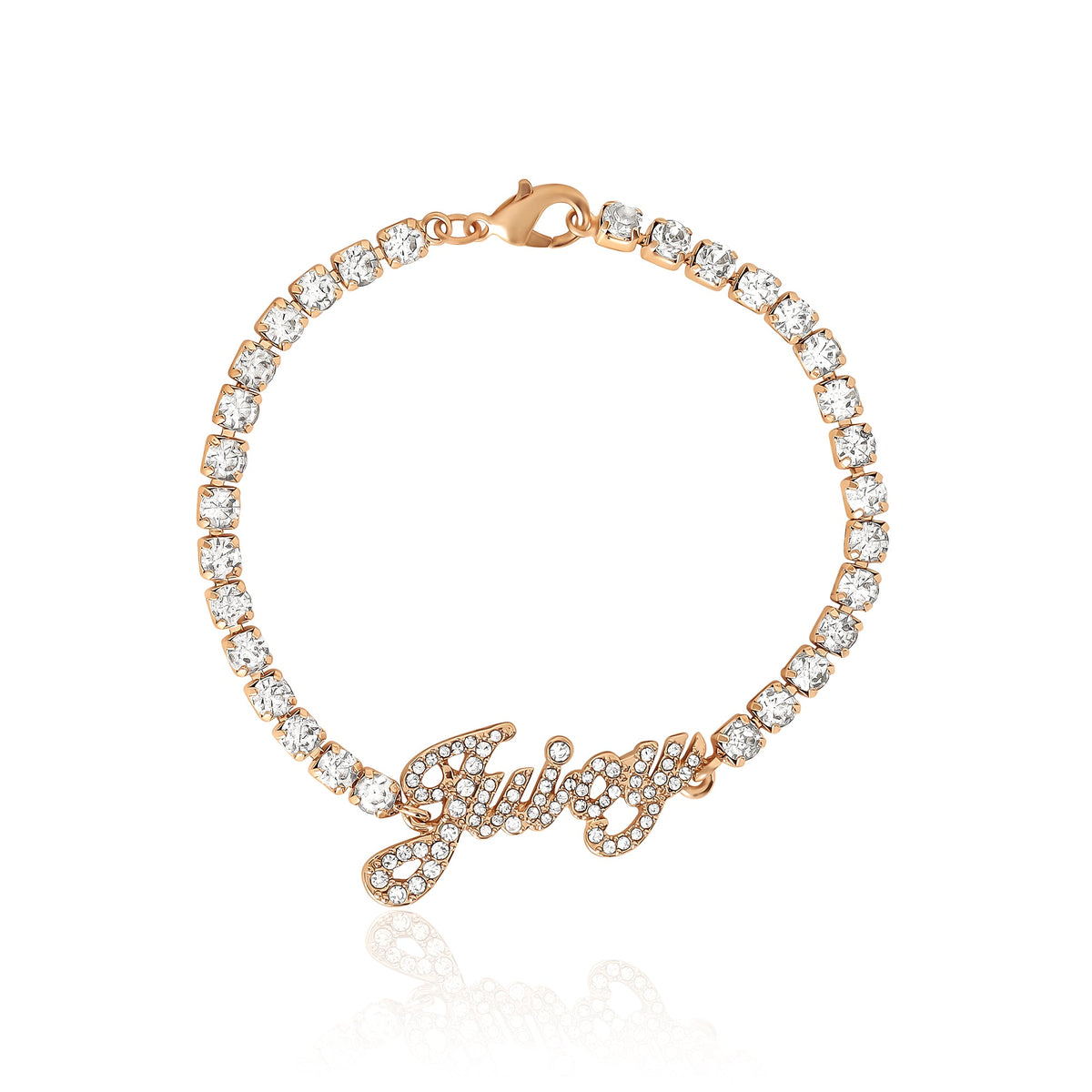 Juicy Script Crystal Tennis Bracelet - Juicy Couture