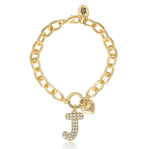 Pavé Initial Charm Bracelet, Letter J