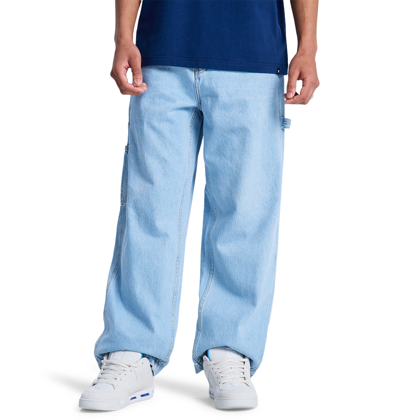 Men's Baggy Denim Carpenter Pants