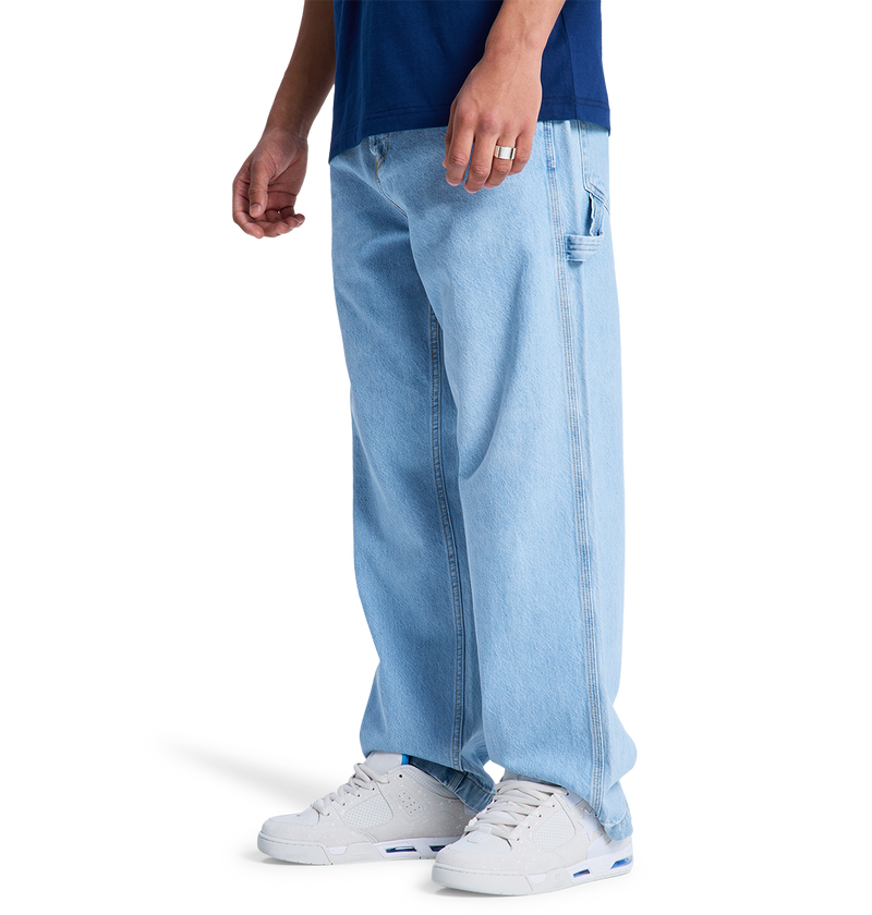 Men's Baggy Denim Carpenter Pants
