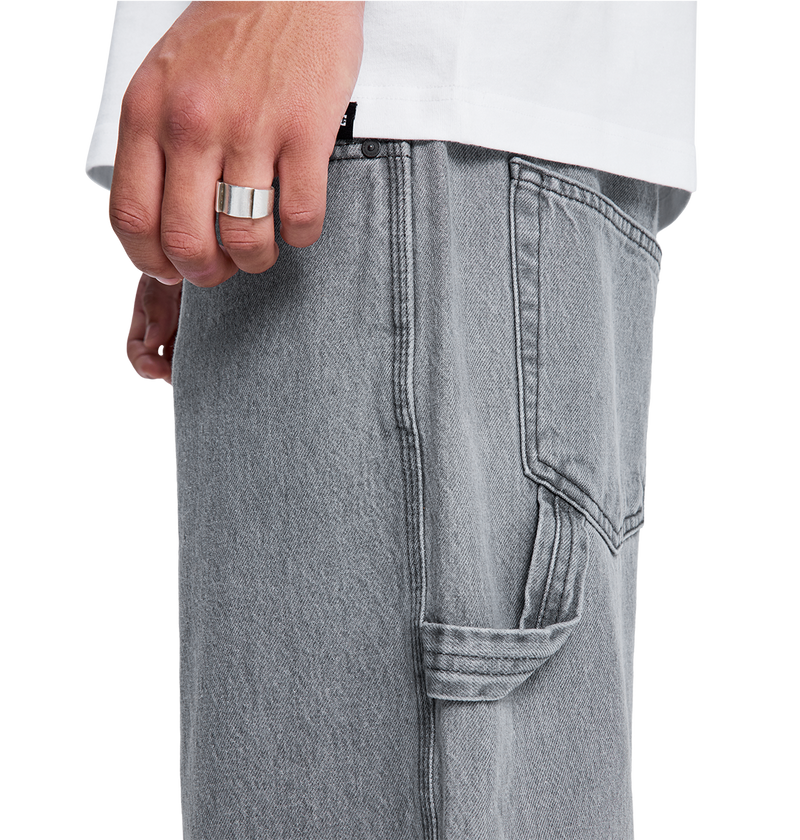 Men's Baggy Denim Carpenter Pants