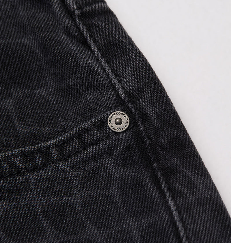 Men's Baggy Denim Snake Print Pants