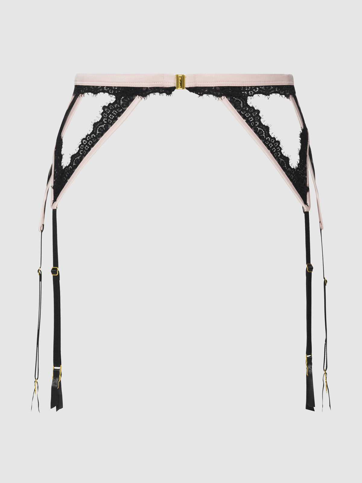 Rosalind Satin & Lace Garter Belt - Fredericks of Hollywood