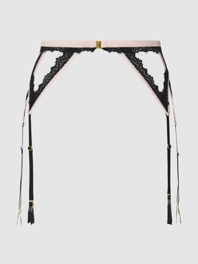 Rosalind Satin & Lace Garter Belt - Fredericks of Hollywood