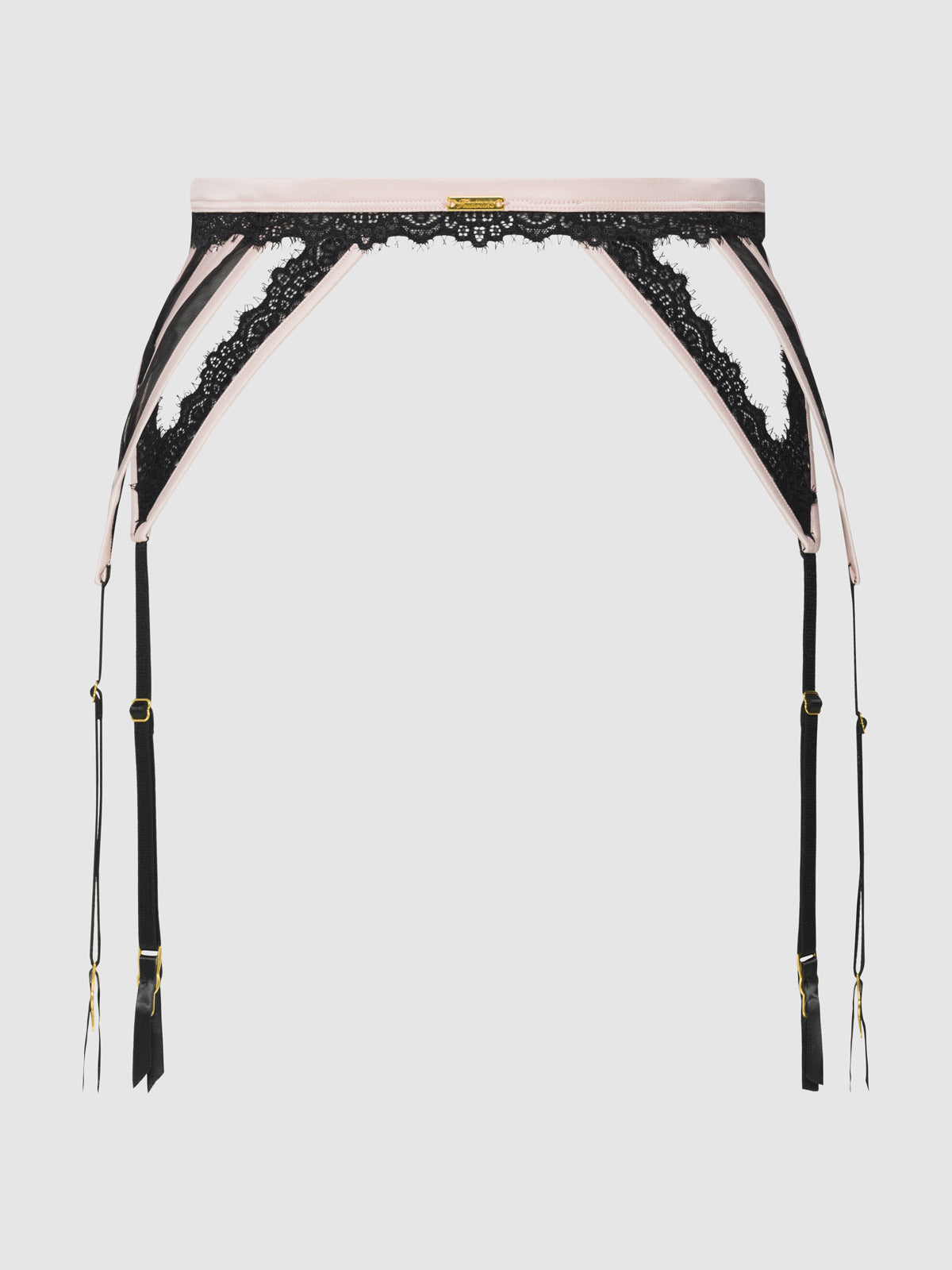 Rosalind Satin & Lace Garter Belt - Fredericks of Hollywood