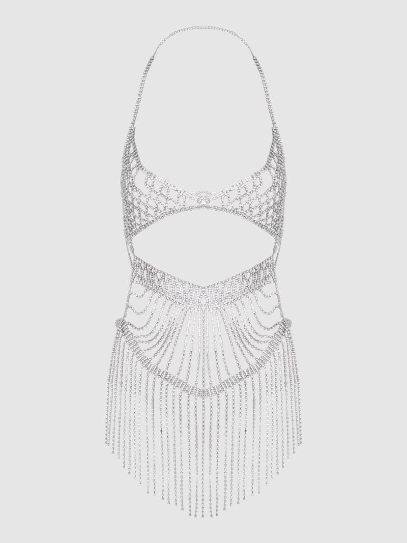 Ziggy Netted Rhinestone Chemise - Fredericks Of Hollywood