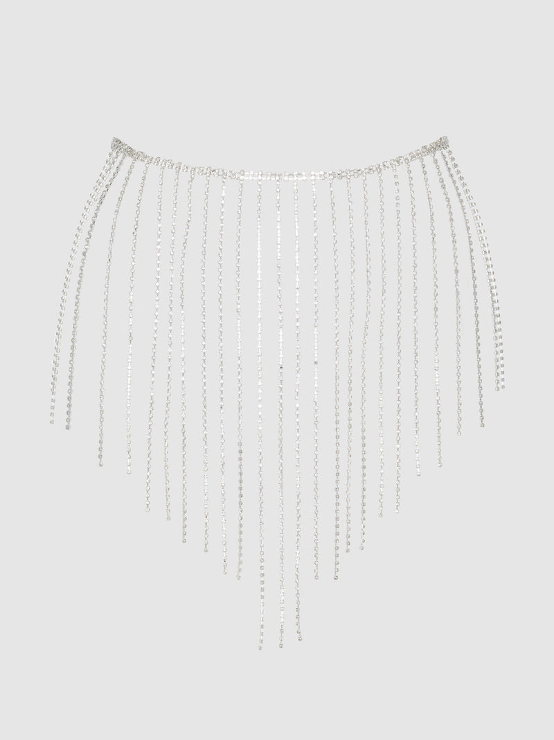 Ziggy Dangle Rhinestone Skirt - Fredericks Of Hollywood