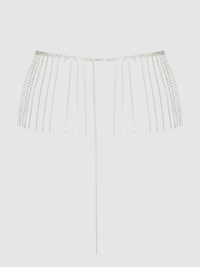 Ziggy Dangle Rhinestone Skirt - Fredericks Of Hollywood