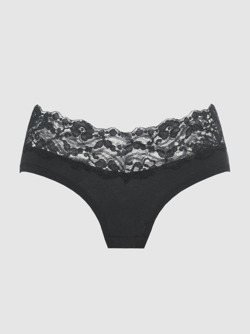 Bridget Cotton & Lace Hipster