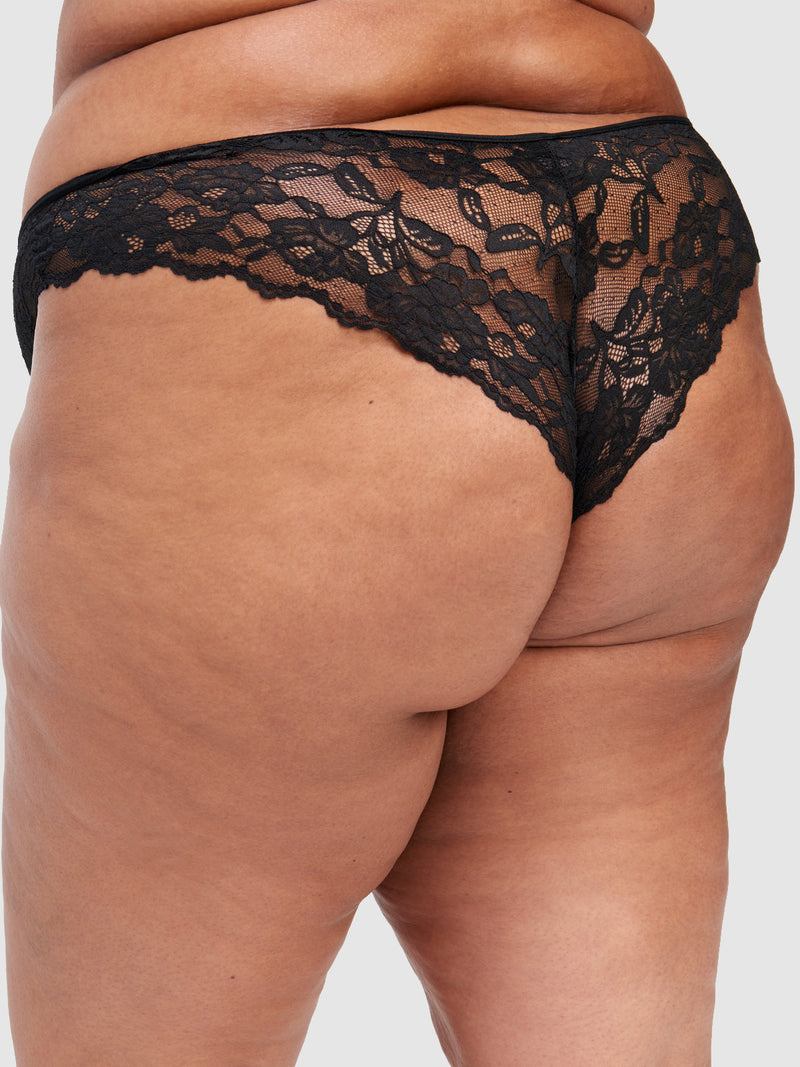 Mabel Lace Up Front Tanga - Fredericks of Hollywood