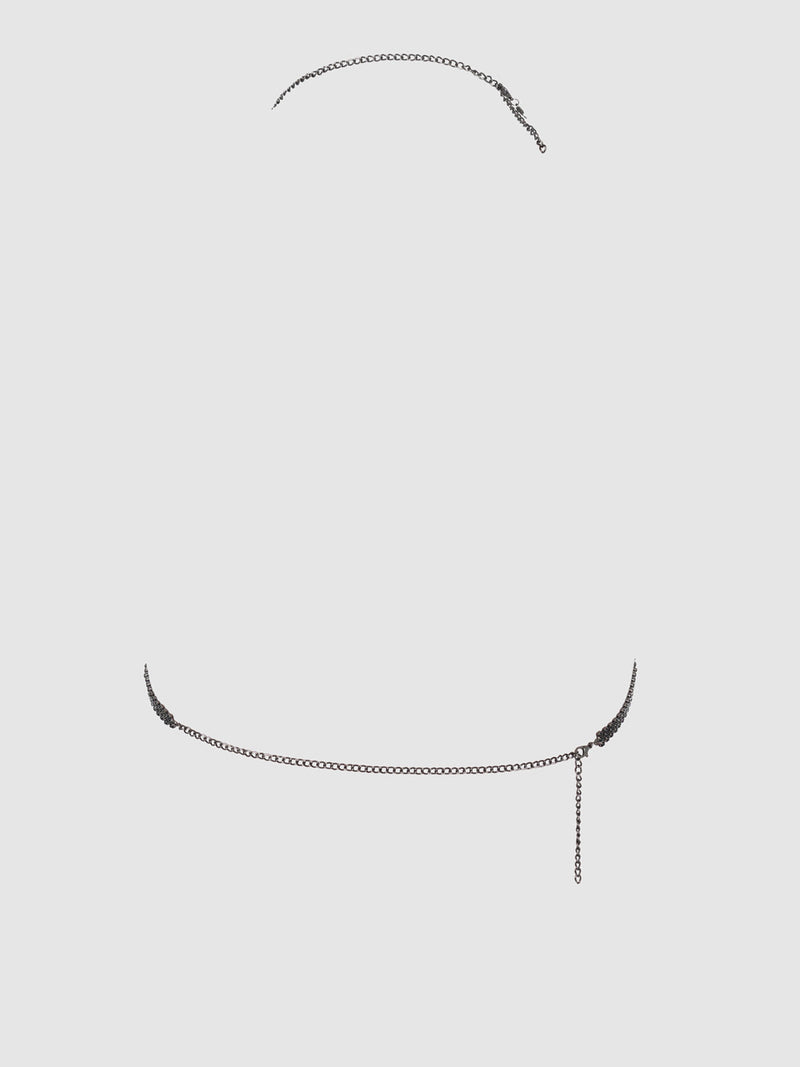 Ziggy Rhinestone Fringe Triangle Bra - Fredericks Of Hollywood