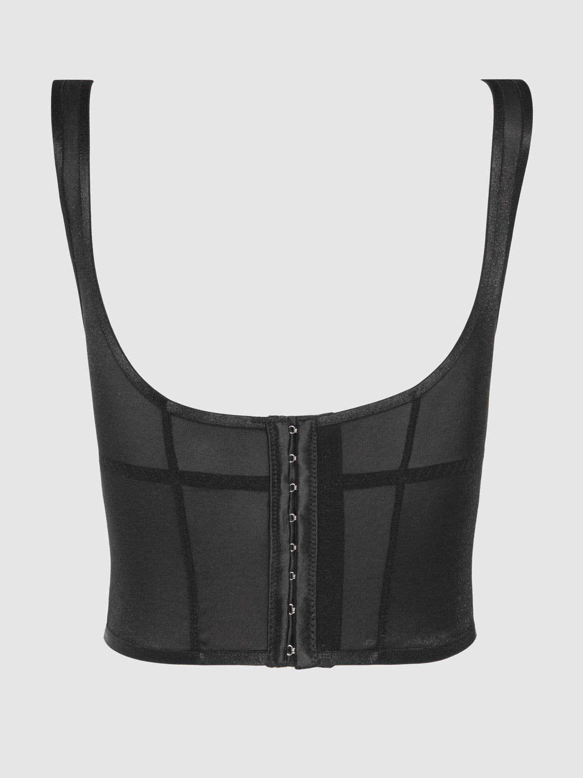 Pia Unlined Underwire Mesh Bustier - Fredericks of Hollywood