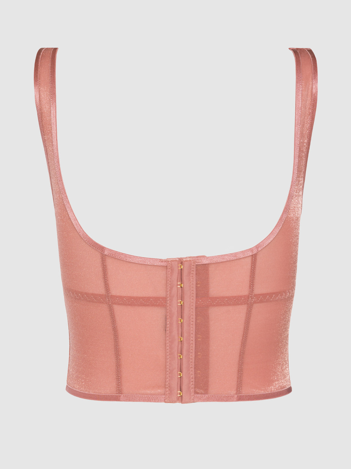 Pia Unlined Underwire Mesh Bustier - Fredericks of Hollywood