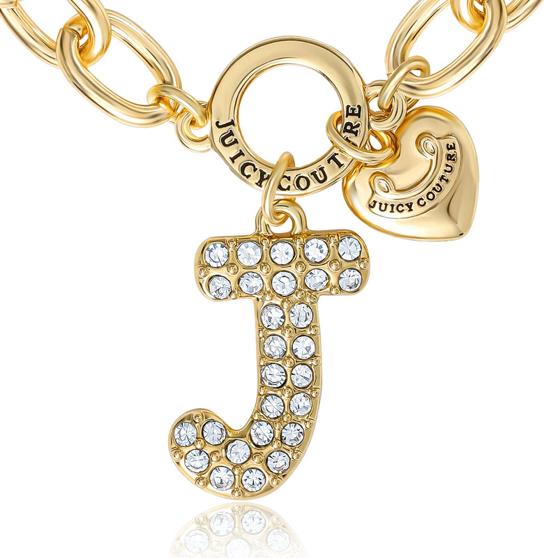 Pavé Initial Charm Bracelet, Letter J