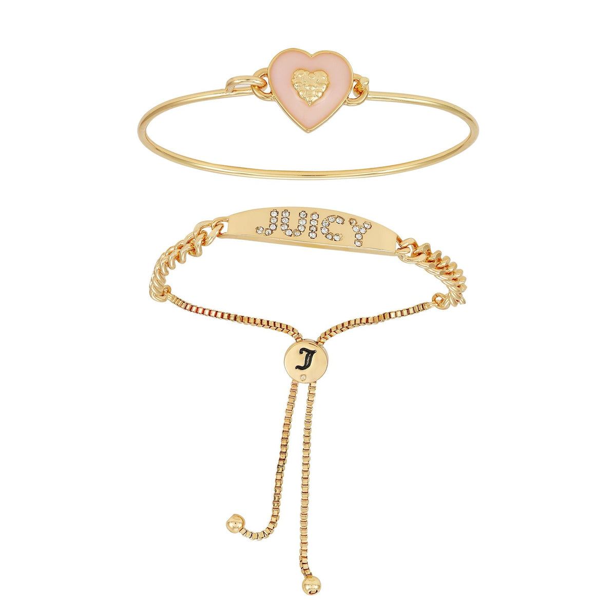 Heart Duo Bracelet Set