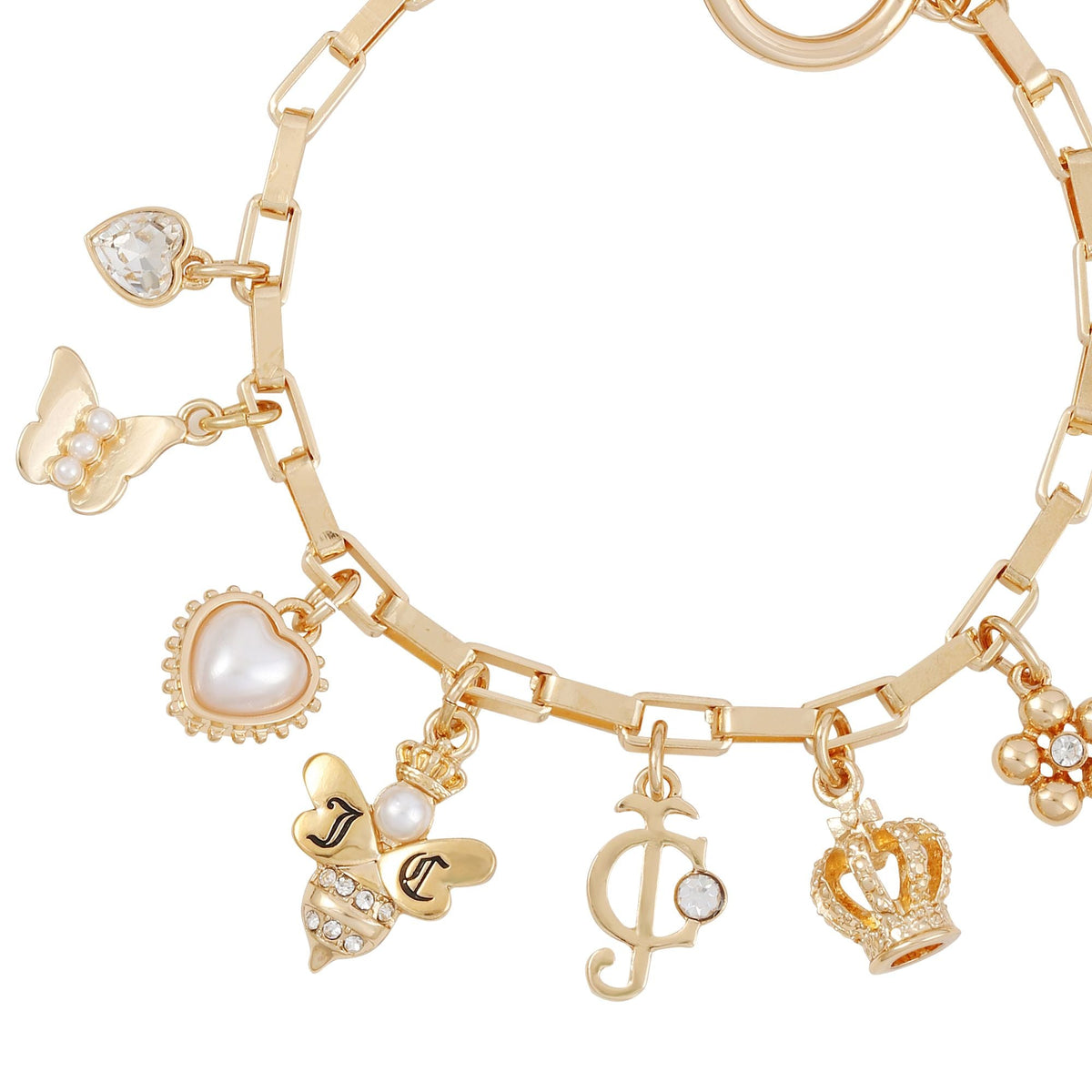 Multi Charm Line Bracelet