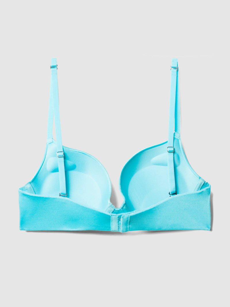 Hollywood Heartthrob Push Up Bra - Bachelor Button