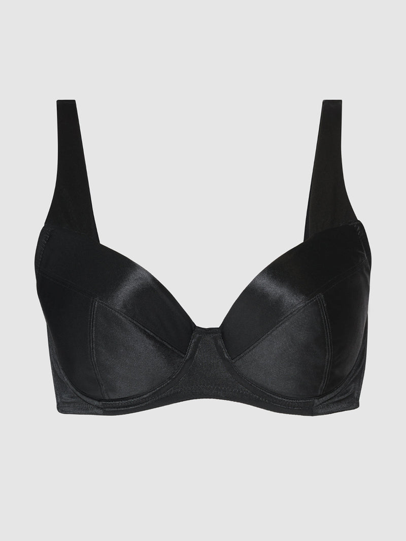 Va Va Voom Satin Full Figure Push Up Bra