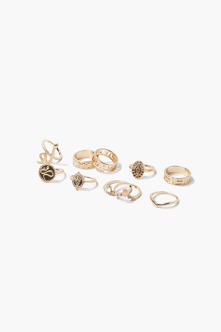 Gold Charm Ring Set | Forever 21