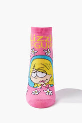 Forever 21 Women's Lizzie McGuire Ankle Socks Pink/Multi