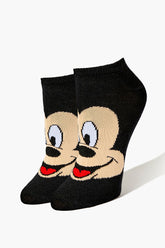 Forever 21 Mickey Mouse Ankle Socks Black/Multi