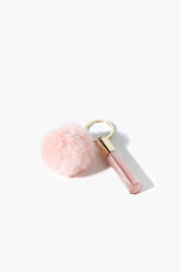 Forever 21 Women's Portable Lip Gloss Key Chain Champagne