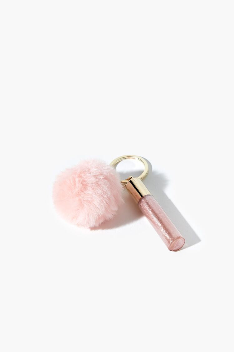 Forever 21 Women's Portable Lip Gloss Key Chain Champagne